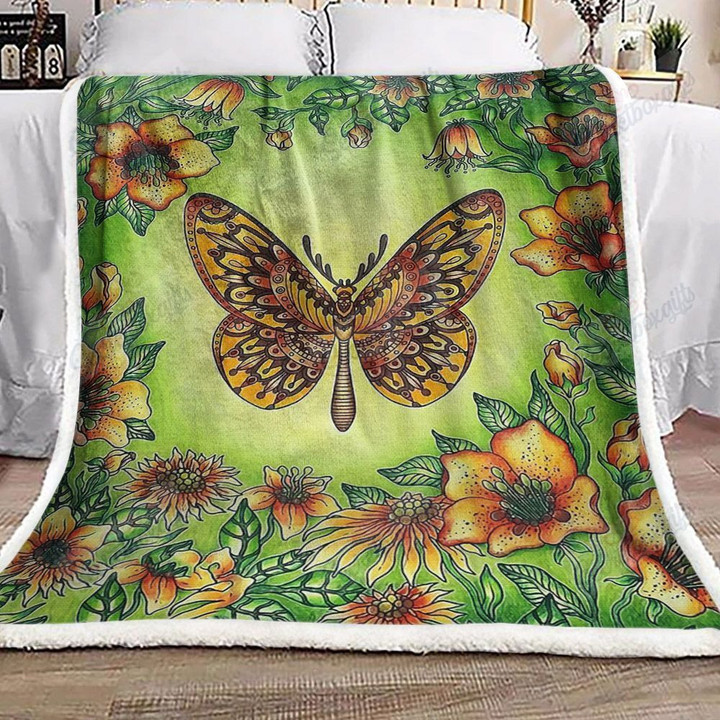 Butterfly Am0401199Cl Fleece Blanket