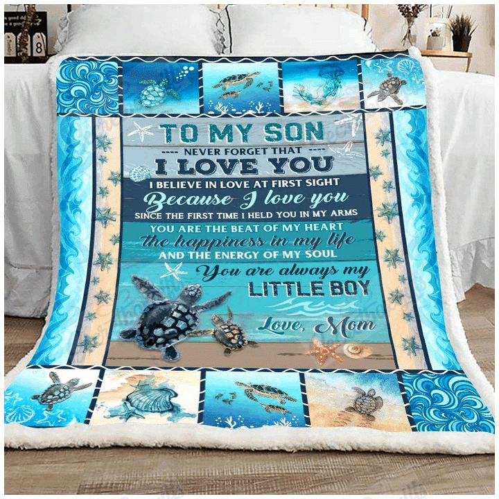 To My Son I Love You Gs-Cl-Ld2307 Fleece Blanket
