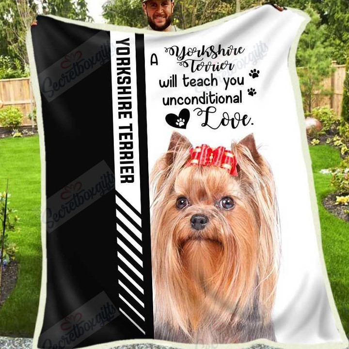 Yorkshire Terrier Gs-Cl-Dt0402 Fleece Blanket