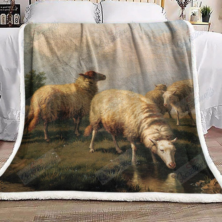 Sheep Forest Gs-Cl-Kc1507 Fleece Blanket