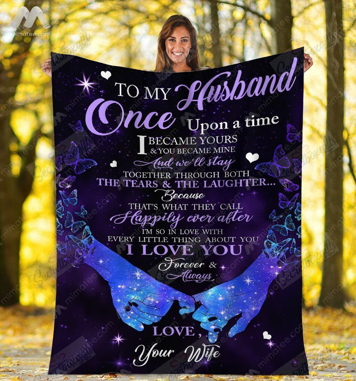Valentine'S Day To My Husband I Became Yours Gs-Cl-Dt1301 Fleece Blanket