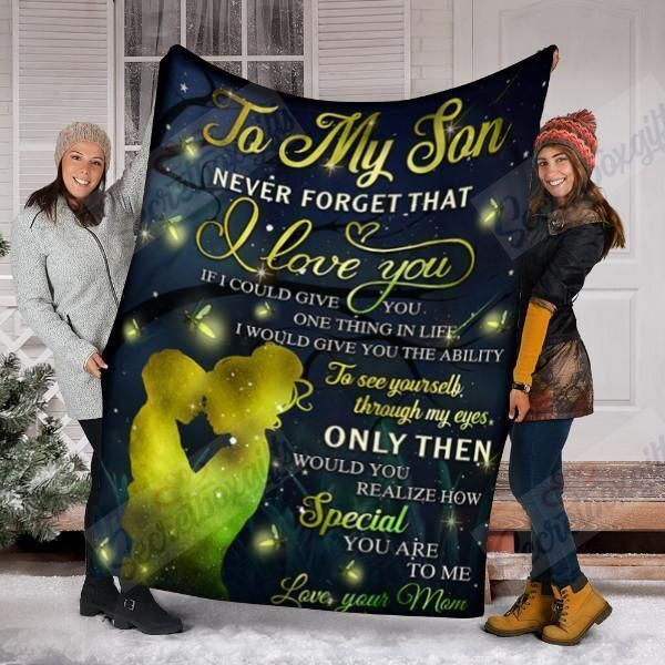 To My Son How Special You Are To Me Yq0102239Cl Fleece Blanket