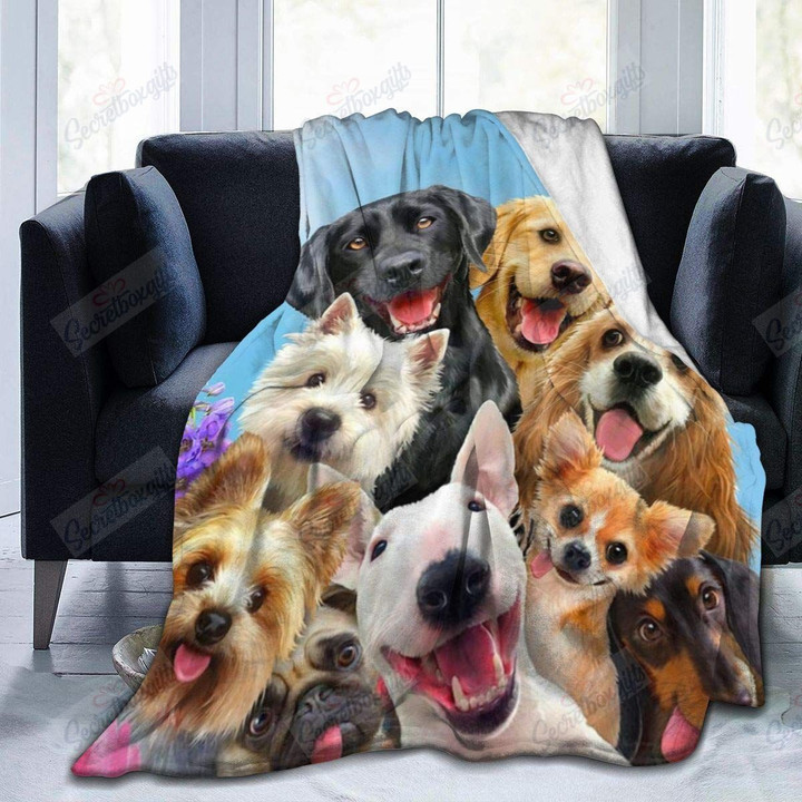 Dog Selfie Xa2701581Cl Fleece Blanket