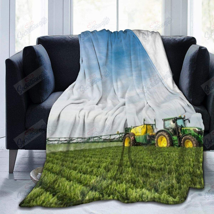 Tractor Farm Xa2201488Cl Fleece Blanket