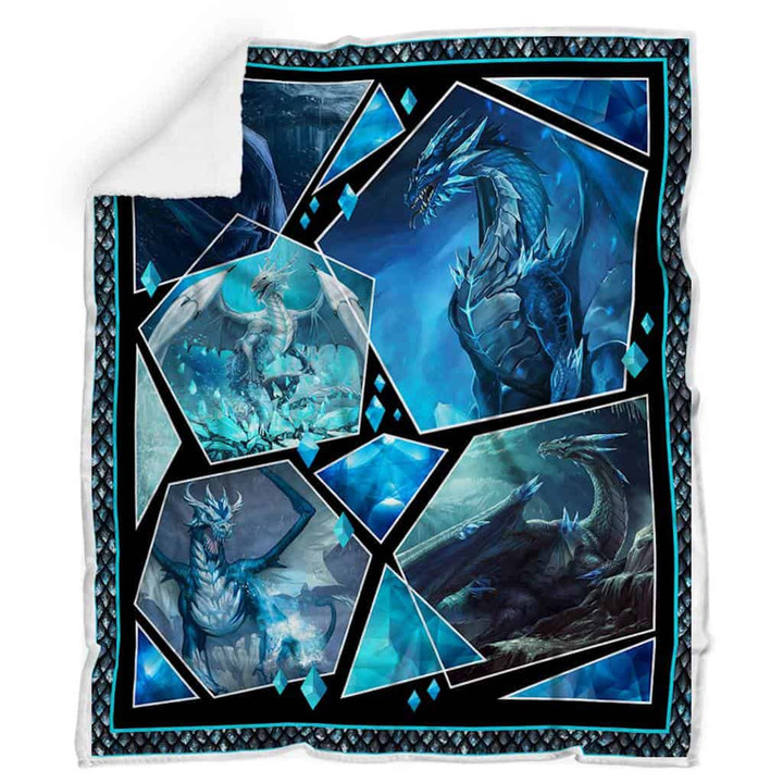 Ice Dragon Blanket B2501-18