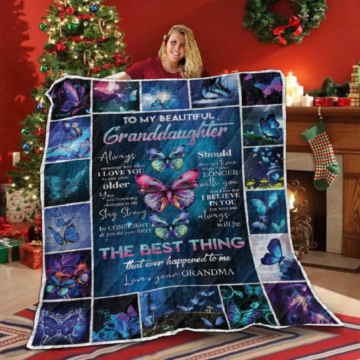 Family Butterfly Quilt Blanket