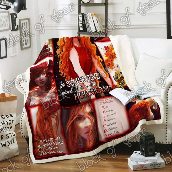 Sunshine Mixed With A Little Hurricane Redheads Sofa Blanket