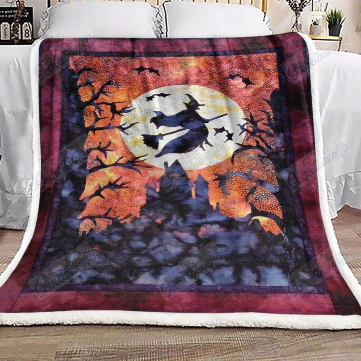 Halloween Witches Th0911323Cl Fleece Blanket