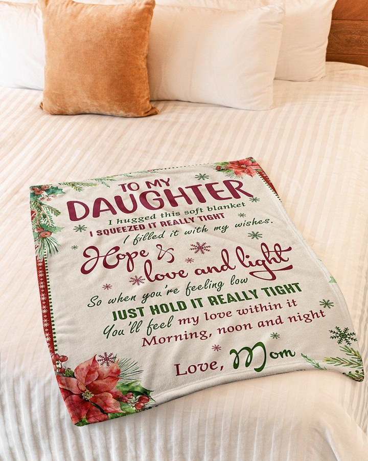 My Love Within It Morning Noon And Night Mom Gift For Daughter Fleece Blanket
