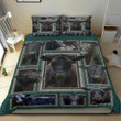 Black Cow 3D Quilt Bedding - Duvet Cover And Pillowcase Set