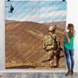 Movie Exit Afghanistan V 3D Customized Personalized Quilt Blanket