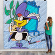 Cartoon Movies Super Chicken V 3D Customized Personalized Quilt Blanket