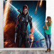 PS3 Game Mass Effect 3 v 3D Customized Personalized Quilt Blanket