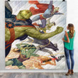 Cartoon Movies Justice Leaguef America D 3D Customized Personalized Quilt Blanket