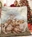 Pig Quilt Blanket