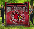 Ncaa Louisville Cardinals Quilt Blanket #115
