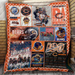 Chicago Bears 100 Years Anniversary Quilt Blanket Bs1133