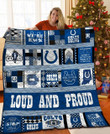 Nfl Indianapolis Colts 3D Customized Personalized Quilt Blanket #19 Design By Exrain.Com