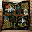 Alpaca Sloth Hiking Team We Will Get There When We Get There Quilt Blanket Great Customized Blanket Gifts For Birthday Christmas Thanksgiving