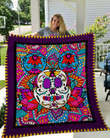 Mickey Mouse Calaveras Mexicanas Quilt Blanket – Quilt