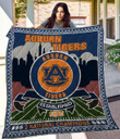 Ncaa Auburn Tigers Quilt Blanket #782