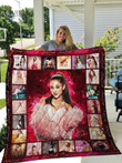 Ariana Grande Singer Quilt Blanket - Great Gift For Ariana Grande'S Fans