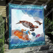 Turtle In The Ocean Hur Quilt Bevrqy