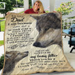 Wolf My Loving Father FF8 NTTH011298 3D Customized Quilt