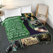 To My God Daughter I Will Always Be There To Support You Maleficent Quilt Ko