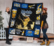 Modelo Especial All I Need Is Beer Gift Idea Quilt