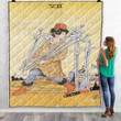 Tarot Card 7 of Swords 3D Customized Personalized Quilt Blanket