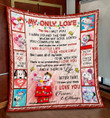 Snoopy My Love All Of My Lasts Quilt Gg