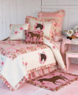 Rustic Pink Horse Clm2210214B Bedding Sets