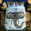 Bohemian Mandalas Elephant Bedding Set 