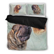 Sharpei Dog Themed Bedding Set 