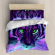 Purple Tiger Bedding Set 