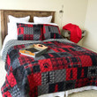Red Plaid Bear Bedding Set 
