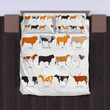 Cow Breeds Kd4114 Bedding Set Bevr3007