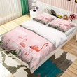 Pink Flamingo Bedding Set All Over Prints