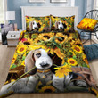 Basset Hound Sunflowers Bedding Set Qa5945 Frwe1508
