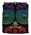 Colorful Elephant Mandala Bedding Set All Over Prints