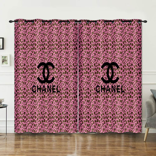Chanel pink Limited windows curtain