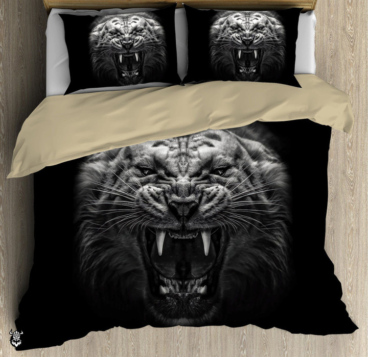 Thevitic™ Potrait: White Tiger Bedding Set Hd05292
