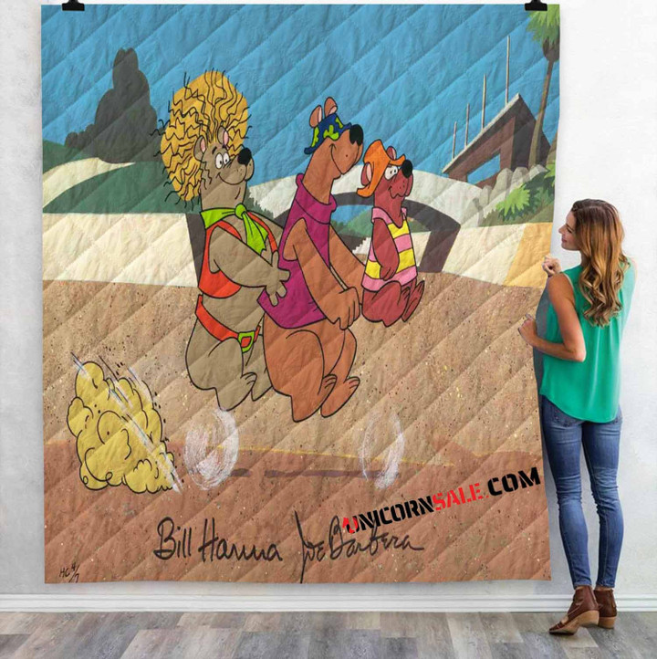 Cartoon Movies Help! 3D Customized Personalized Quilt Blanket