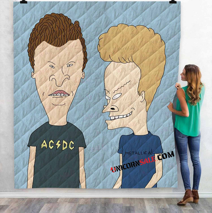 Cartoon Movies Beavis and Butt-head D 3D Customized Personalized Quilt Blanket