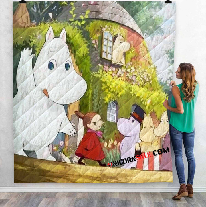 Cartoon Movies Moominvalley V 3D Customized Personalized Quilt Blanket