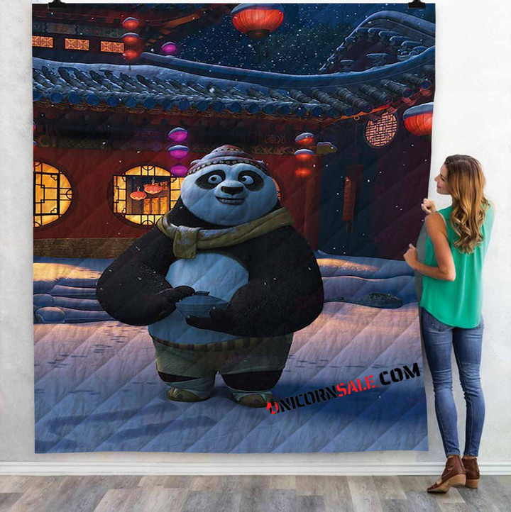 Movie Kung Fu Panda Holiday d 3D Customized Personalized Quilt Blanket