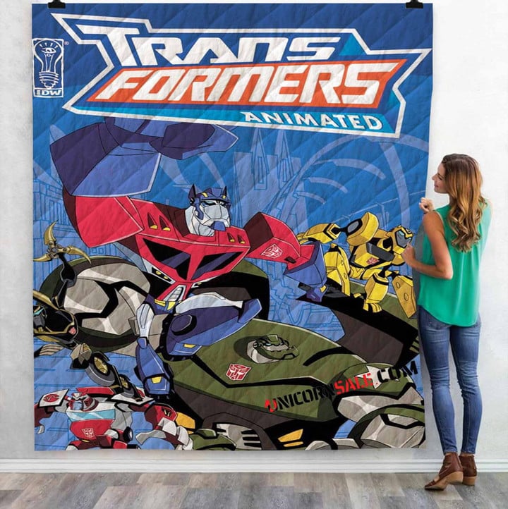Cartoon Movies Transformers Animated  d 3D Customized Personalized Quilt Blanket