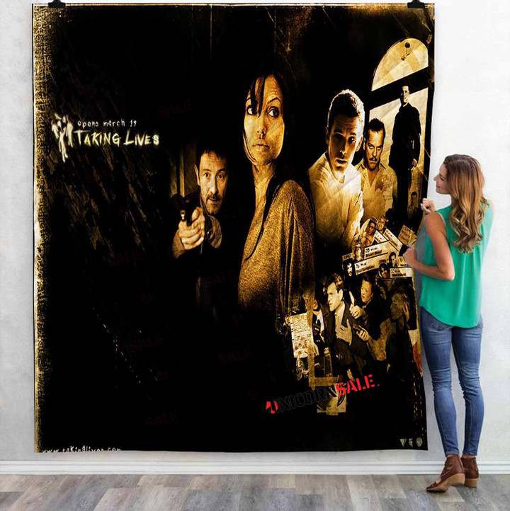 Netflix Movie Taking Lives n 3D Customized Personalized Quilt Blanket