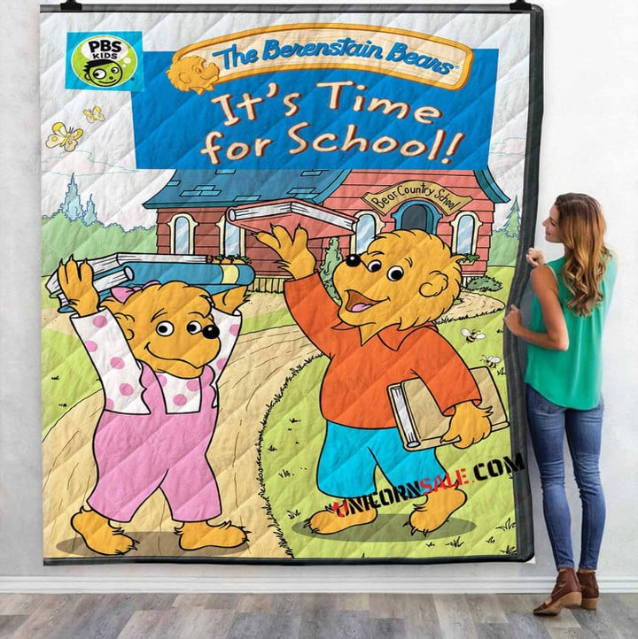 Cartoon Movies The Berenstain Bears D 3D Customized Personalized Quilt Blanket
